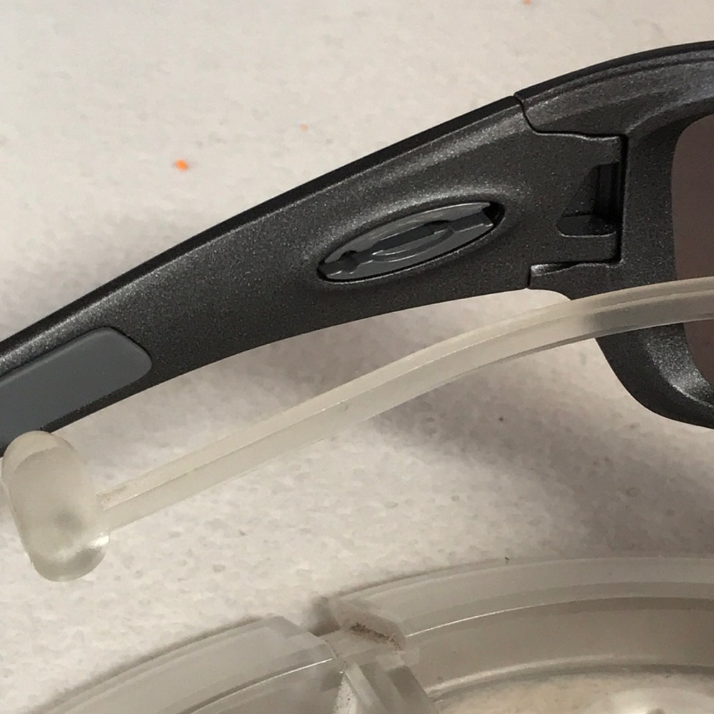 NEW Custom Oakley Turbine OO9263 Steel Grey / Grey - Picture 6 of 8